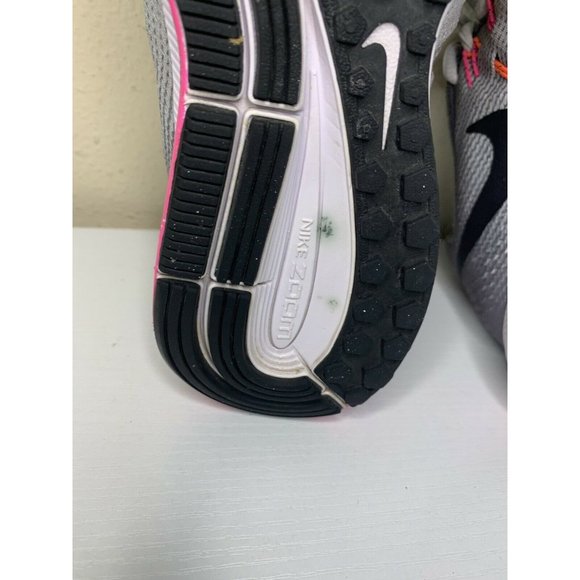 Nike Womens Air Zoom Pegasus 33 831356-006 Gray Running Shoes Lace Up Size 7.5 - Picture 8 of 8